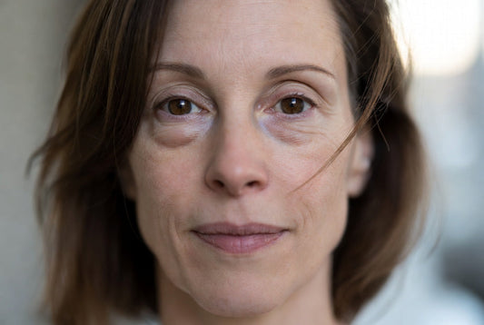 aging face of the women