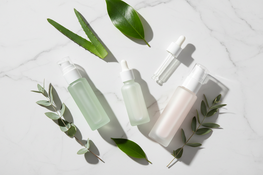 Image of cosmetics for healthy younger skin