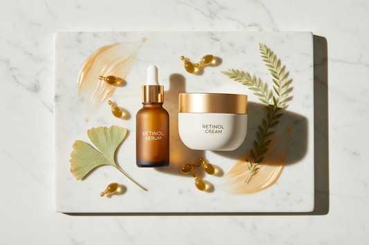 Retinal cream and retinal bottle