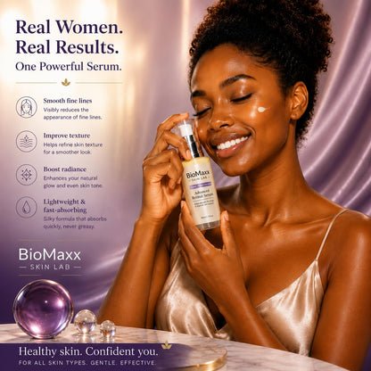Retinal Serum with Ginseng – Facial Serum for Smoother-Looking Skin, Fine Lines & Texture